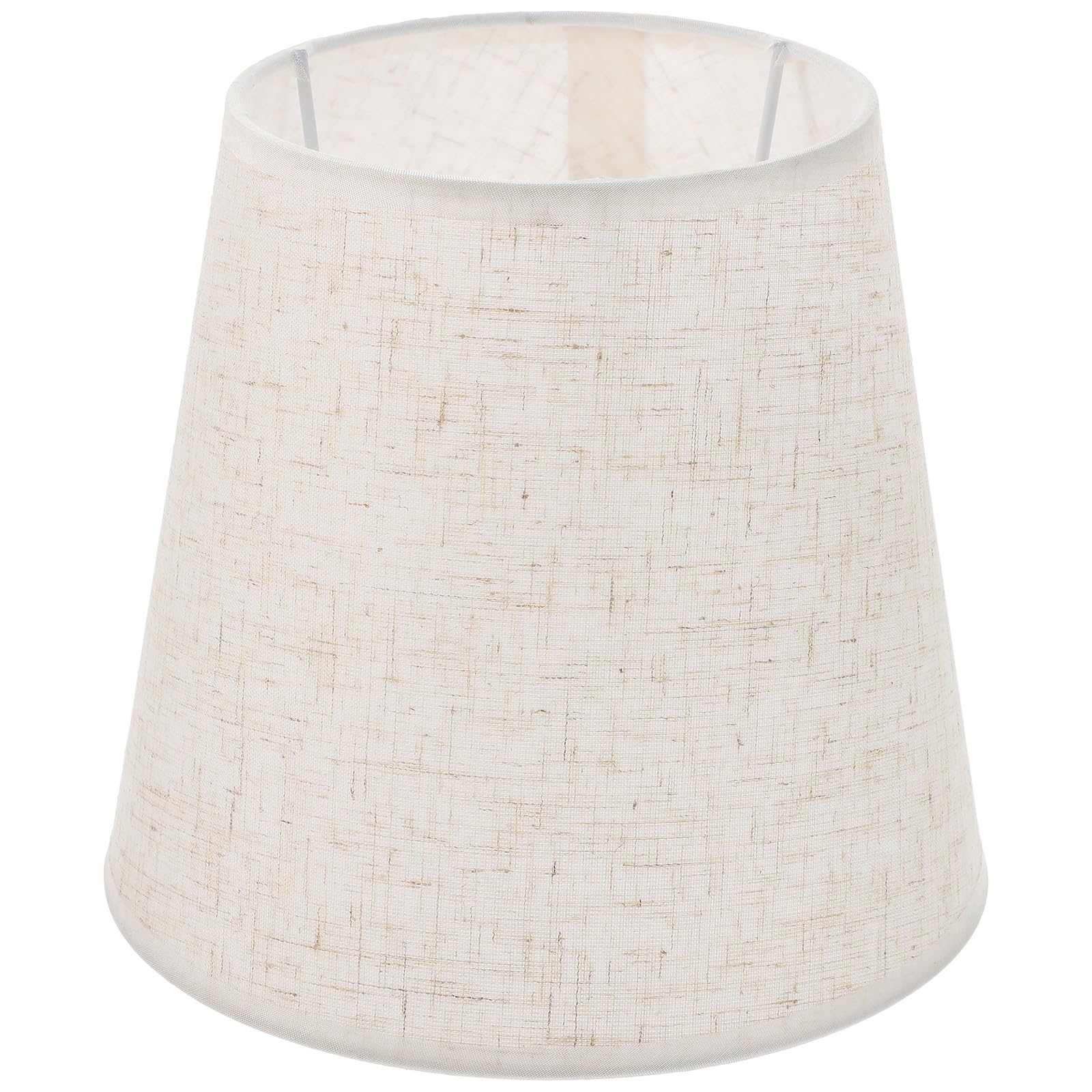 Operitacx Fabric Light Shades, E27 Base Table Light Shade Cover, Lampshade Replacement for Floor Bedside Lamps for Living Room Home and Office Decor (Beige)