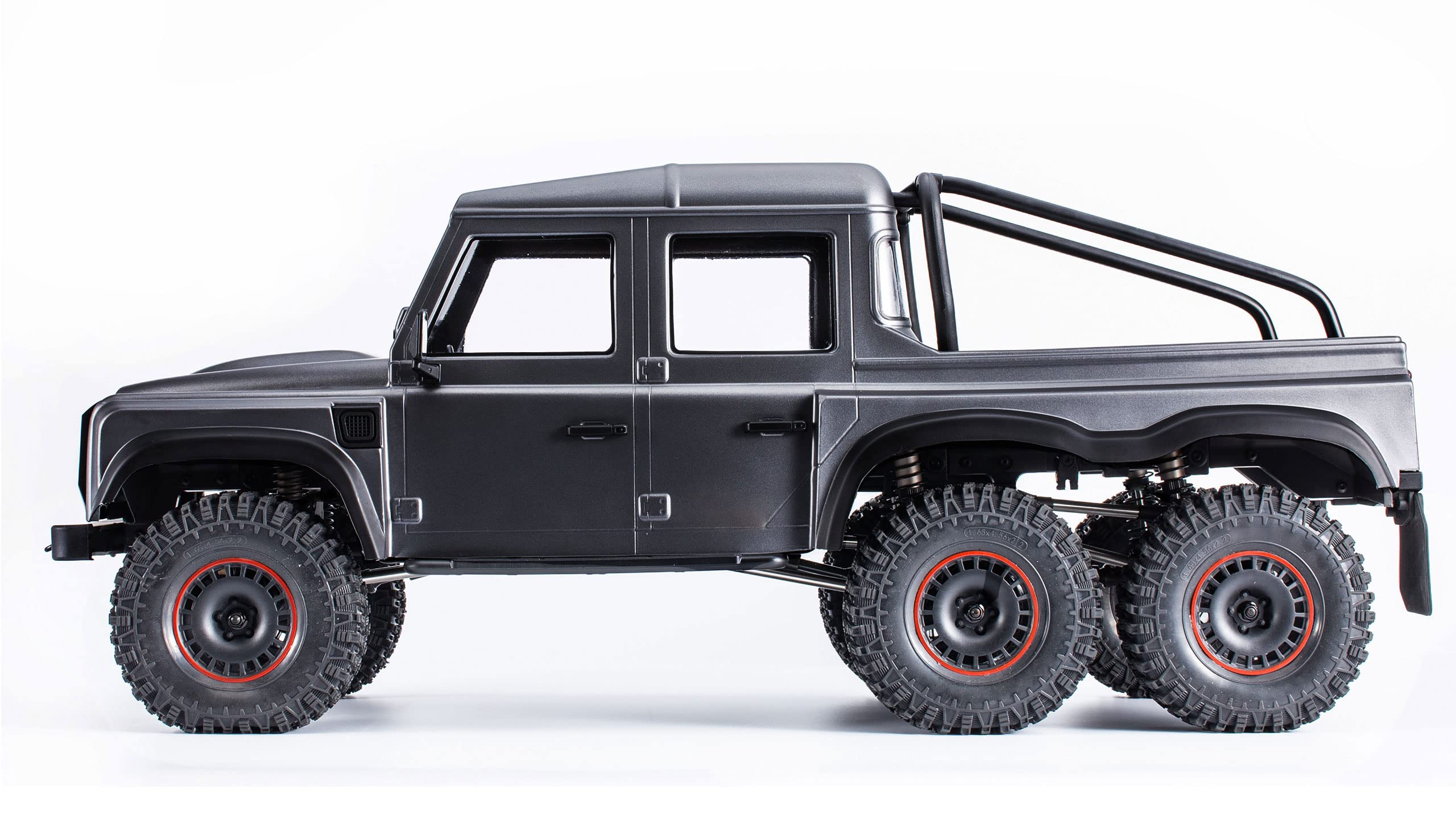 Amewi AMXRock RCX10.3B Scale Crawler 6x6 Pick-Up 1:10 ARTR Negro RC Control Remoto