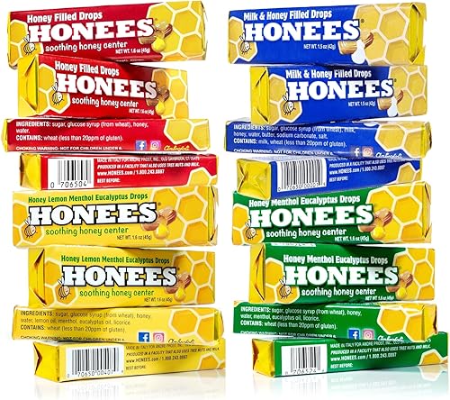 Miniatura 10 de Gotas rellenas de Ambrosoli Honees, 24 unidades