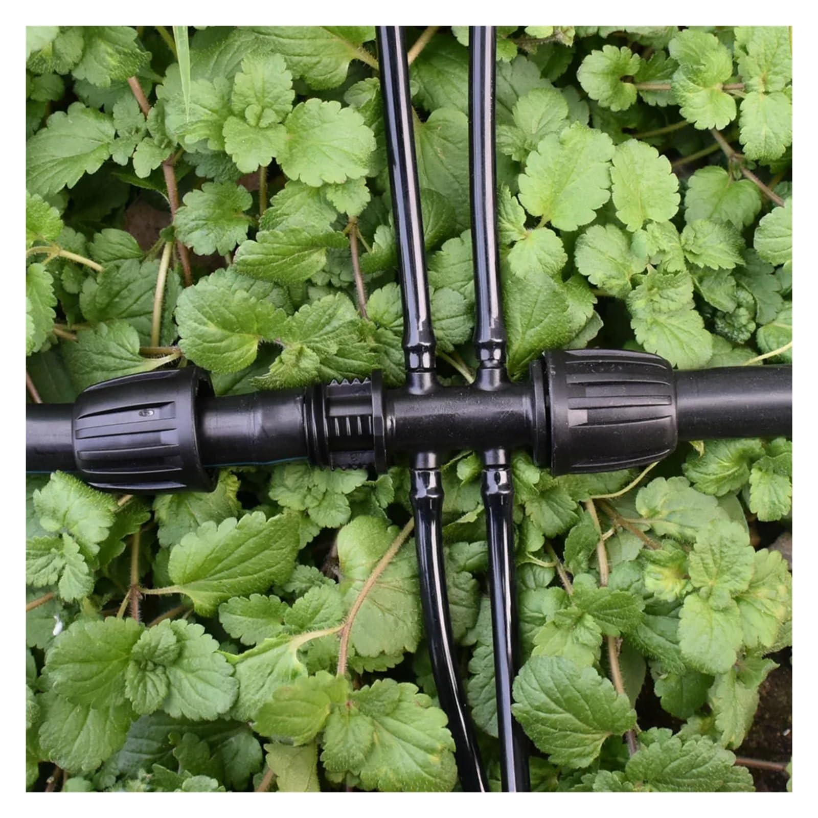 20 pz 16mm PE Tubi Acqua Connettori 1/2 A 3/8 '' 1/4 '' 1/8 '' 6.0mm Tubo Ridotto Adattatore di Accoppiamento Raccordi for Irrigazione del Giardino(Tee)