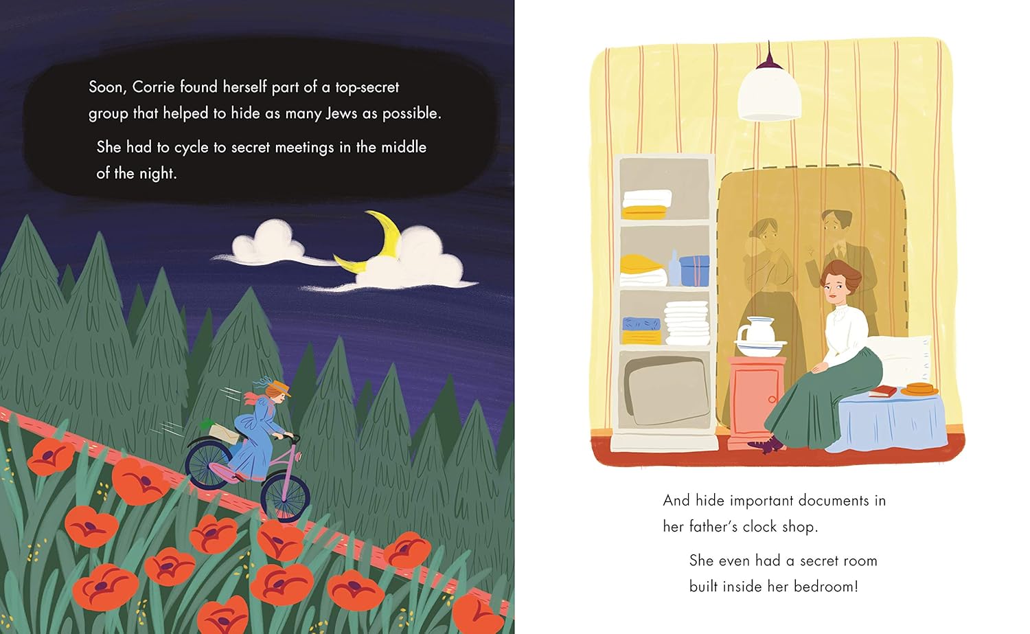 Corrie ten Boom: The Courageous Woman and The Secret Room (Inspiring illustrated children's biography of Christian female who saved hundreds of Jewish ... for kids 4-7) (Doing Great Things for God) - Image 4