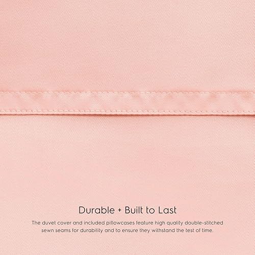 Miniatura 4 de Tafts Juego de funda de edredón tamaño King, juego de 3 piezas, 100% viscosa pura derivada de bambú, lujosamente suave, sedoso y refrescante, 2