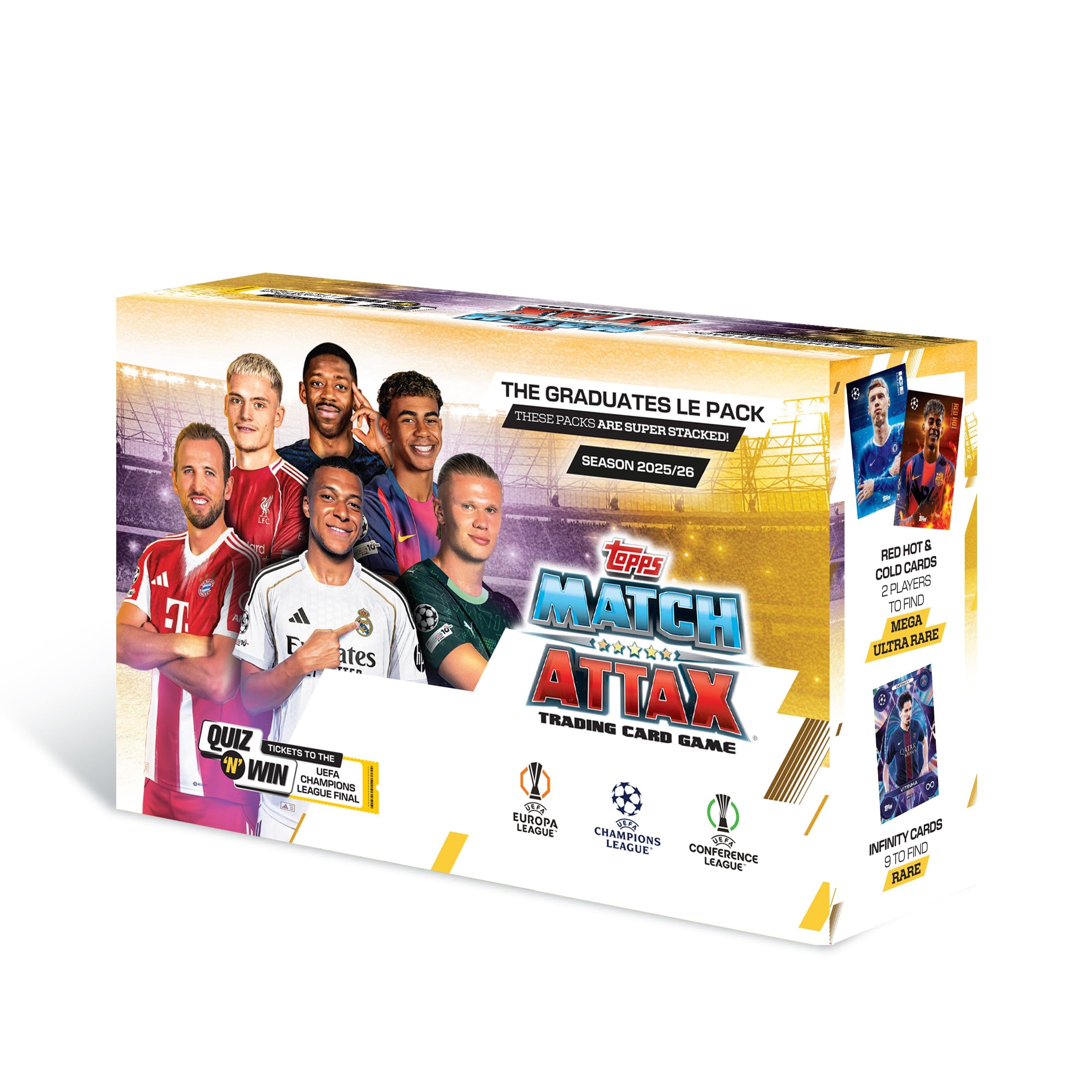 Topps UEFA Champions League Match Attax 2025 Trading and Collectible Card Game (The Graduates LE Pack)-image-6