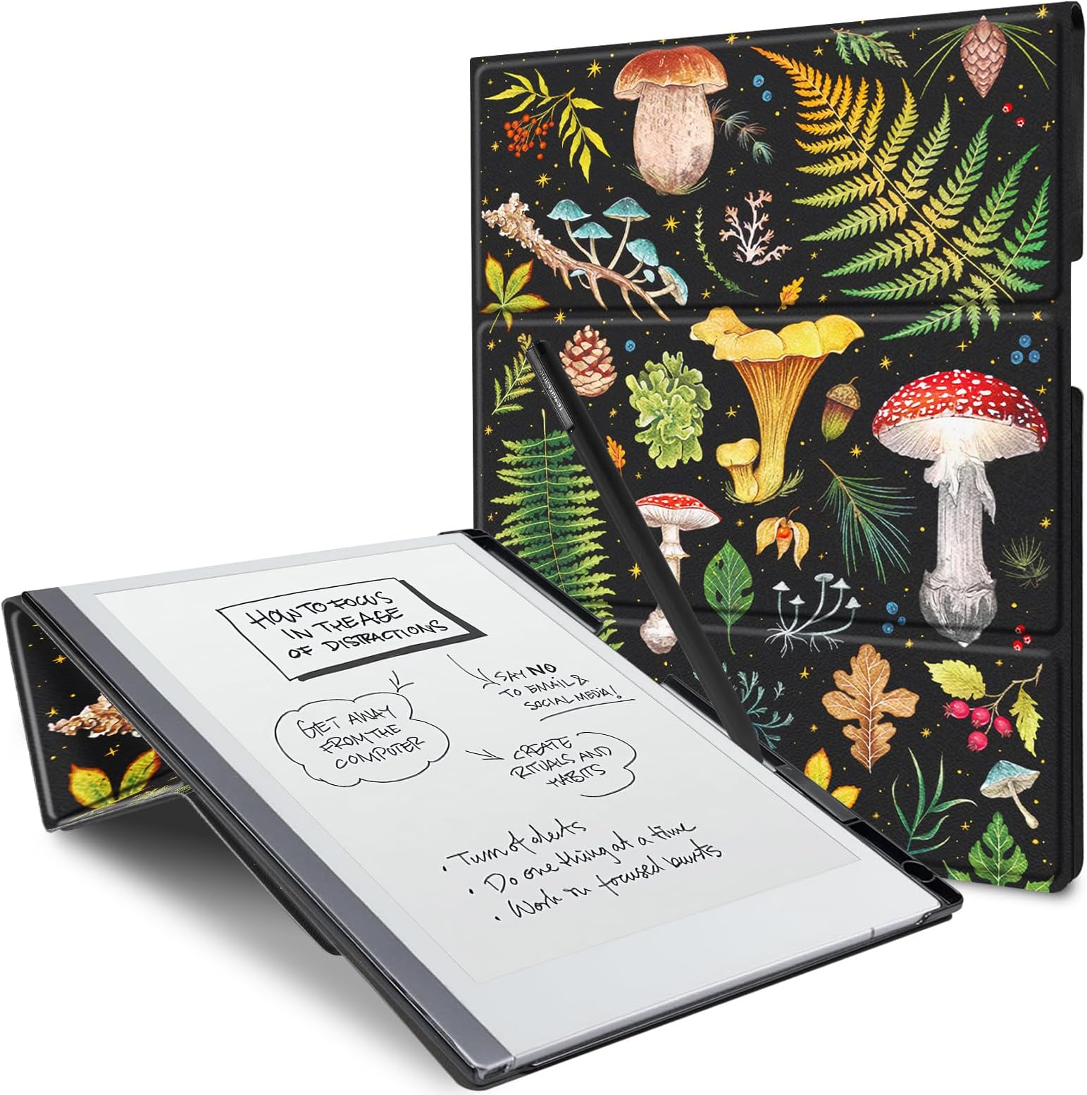 Case for Remarkable 2 Paper Tablet 10.3" 2020 Released,Lightweight and Hard Back Shell Protective Book Folio Cover with Built-in Pen Holder,Comes with Remarkable 2 Pen Tips