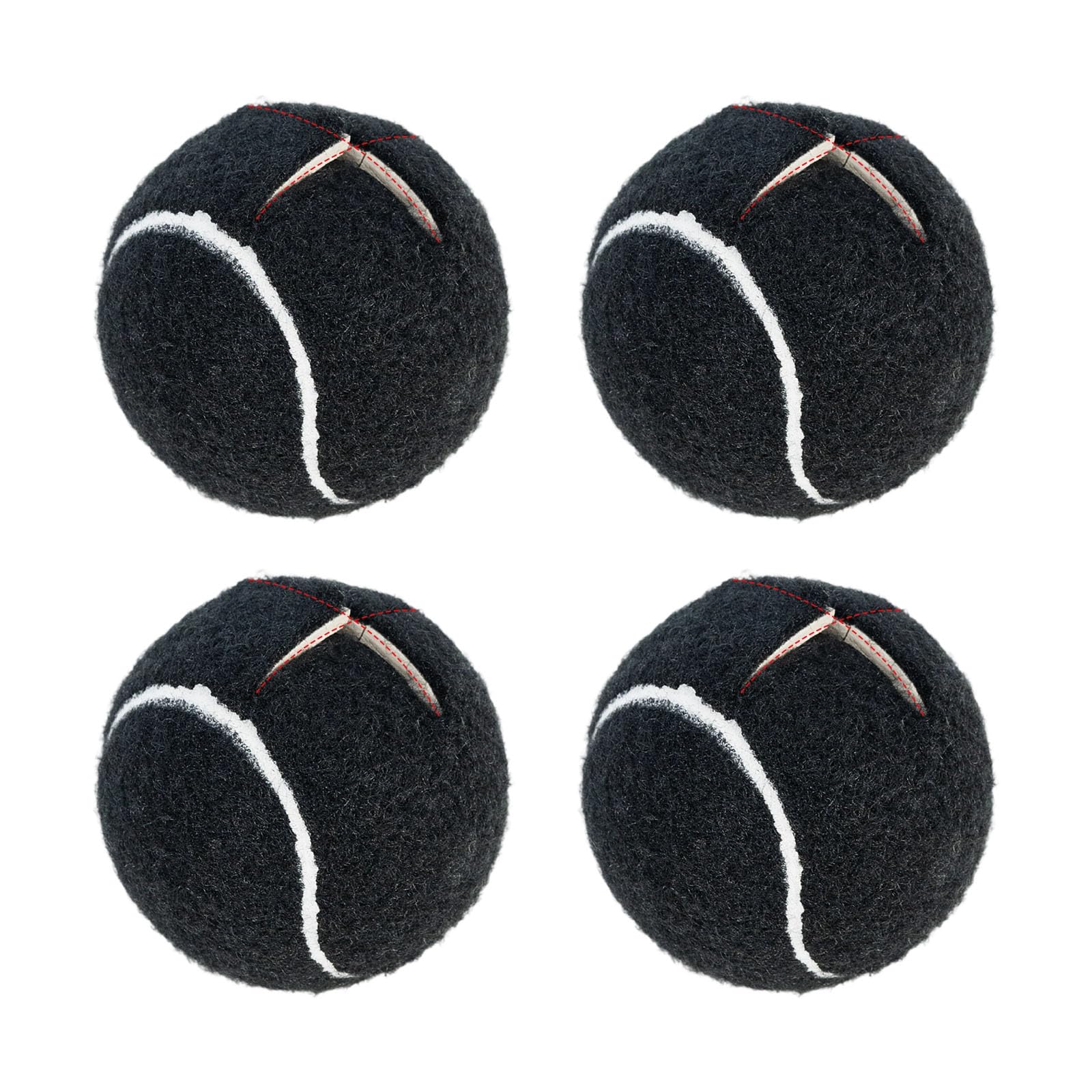 Buxuaaaa Black 4Pcs Tennis Ball Soft Chair Leg Floor Protectors Felt Furniture Pad Round Cap Covers To Scratch And Reduce Noise Hardwood Floor Protectors