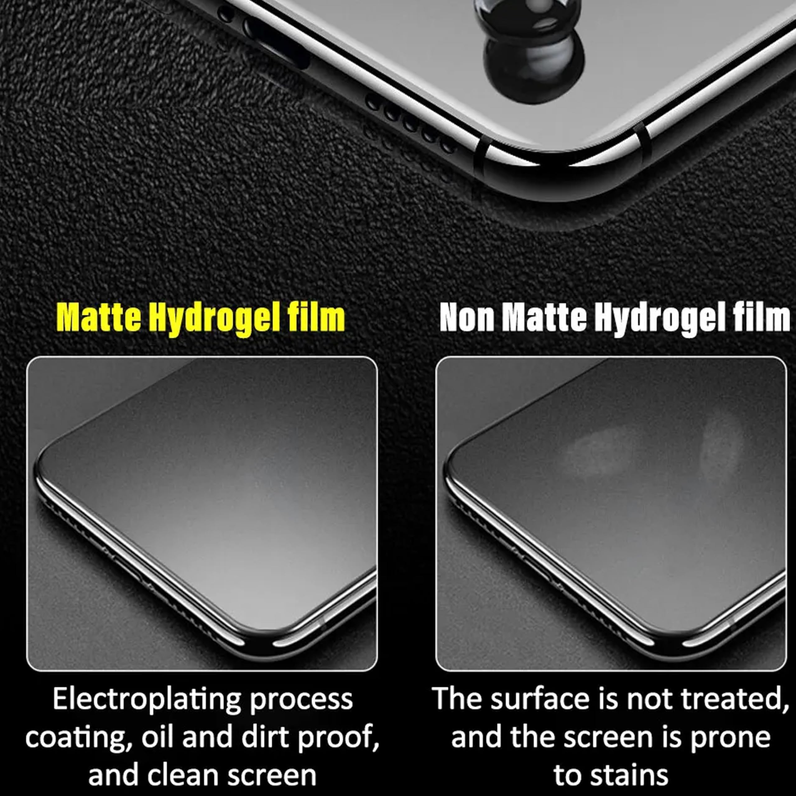 PELLICOLA PRIVACY OPACA Per XIAOMI POCO X6 PRO IN VETRO CERAMIC NERO FLESSIBILE