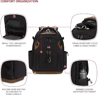 SwissGear Work Pack Ultimate Tool Protection Organization, Laptop Backpack