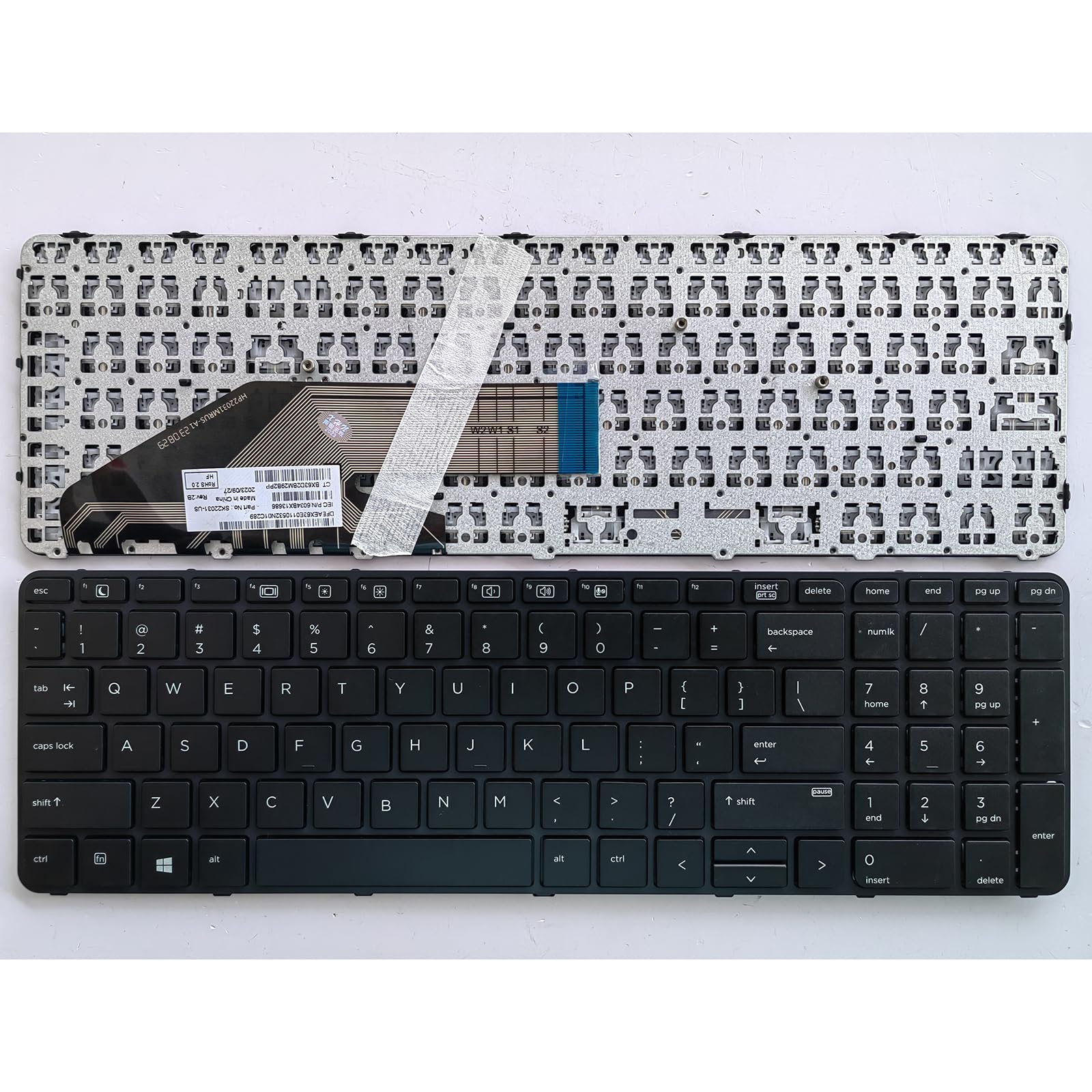 Clavier US pour HP ProBook 455 470 HSTNN-Q03C remplacement efficace - 5