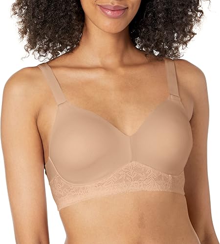 Playtex Secrets - Sujetador inalámbrico ComfortFlex sin varillas con cobertura completa brasier convertible inalámbrico