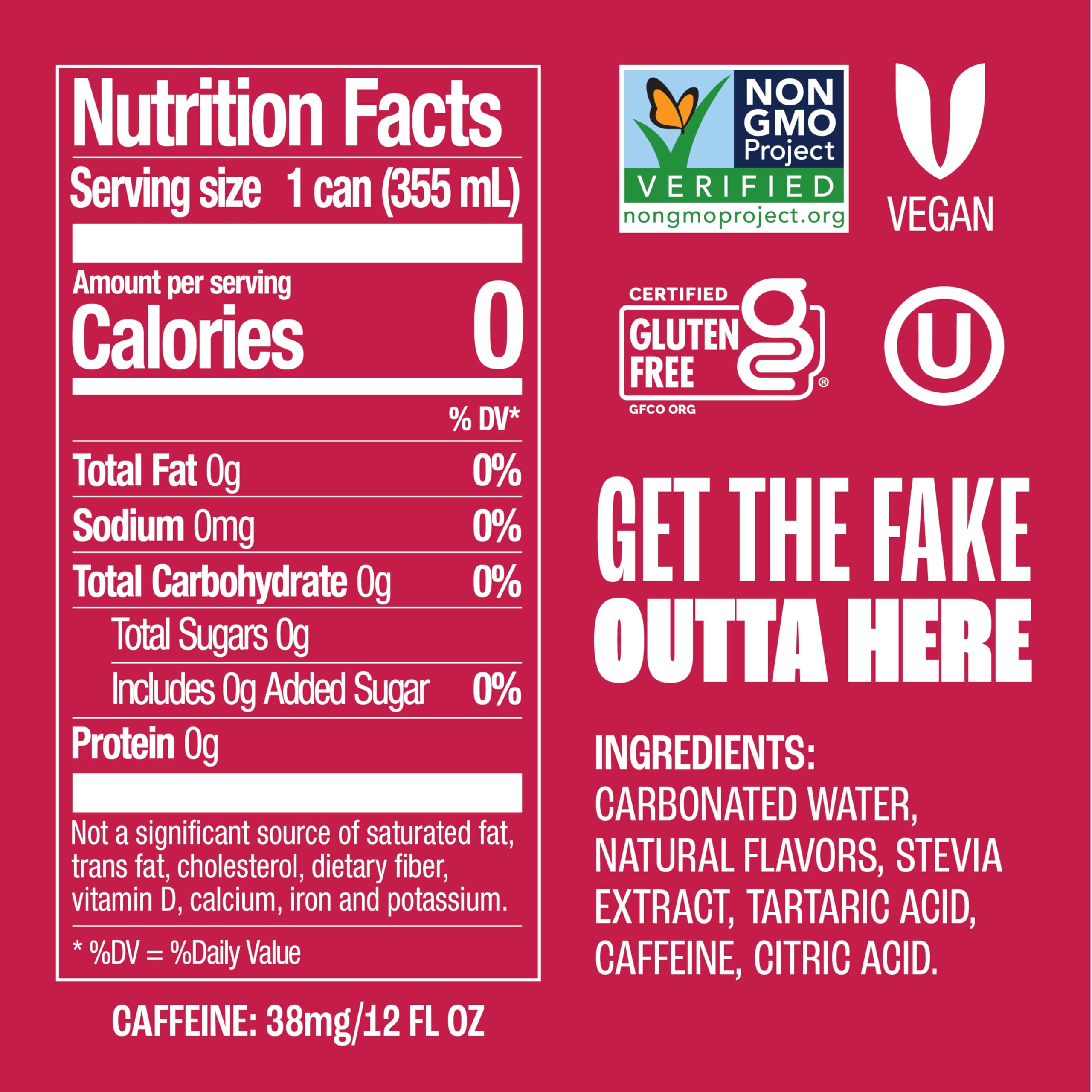 Zevia Zero Sugar Soda, Dr. Zevia, 12 Ounce Cans (Pack of 12)