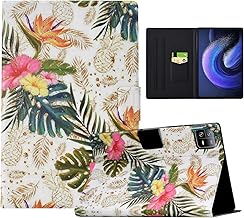 AsWant Étui Coque pour Xiaomi Pad 6 / Pad 6 Pro 11 11 Pouces - Protection Ultra Cuir PU avec Fonction Support/Portefeuille Modèles Coque Tablette Xiaomi Pad 6 / Pad 6 Pro (Golden Pineapple)