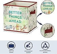 Vista 39 de Idea Nuova Marvel Avengers - Juego de dos espaciosos cubos de almacenamiento plegables, 10 x 10 pulgadas, Avengers / gris