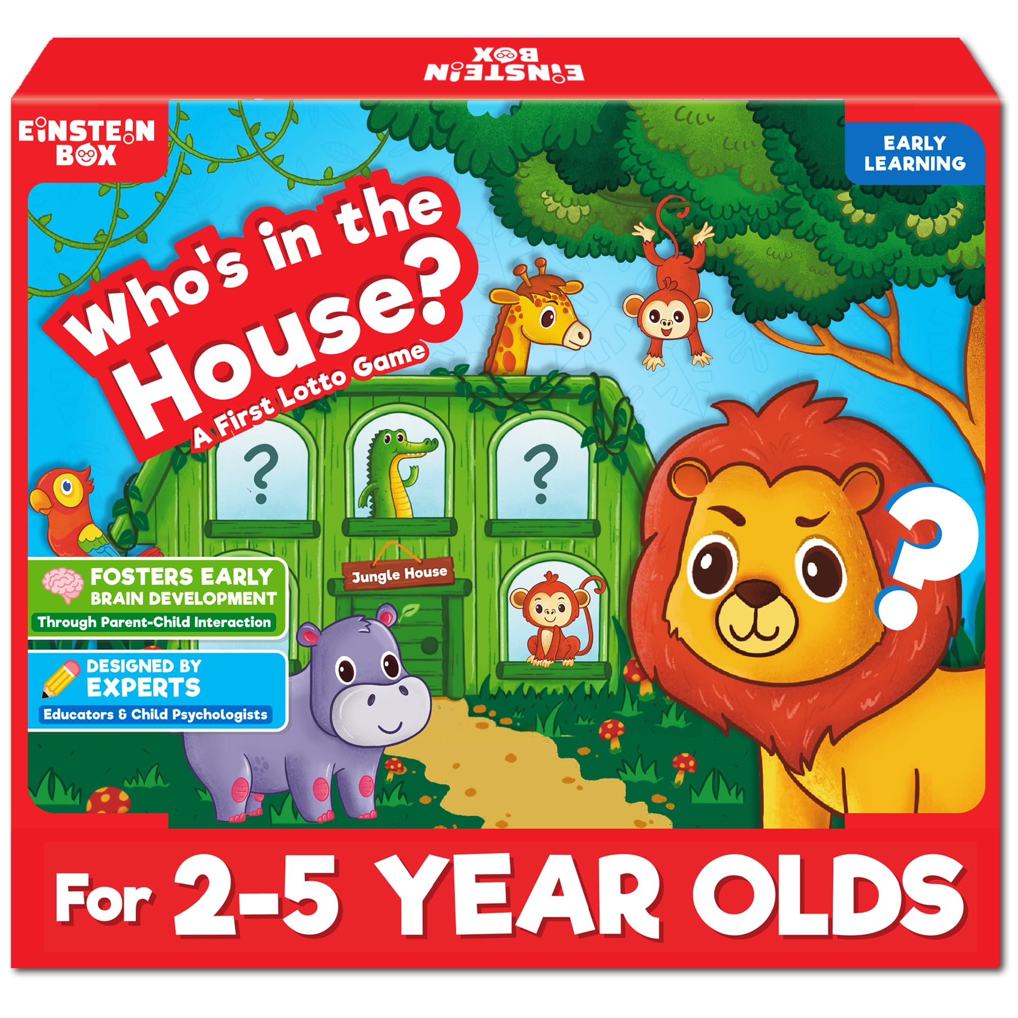 EINSTEIN BOX Who's in The House Game for 2-5 Years Old | Toys & Gifts for Boys & Girls Ages 2-5 Years| Games | Birthday Gift for Ages 2,3,4,5 Years | Learning & Education Toys|-image-21