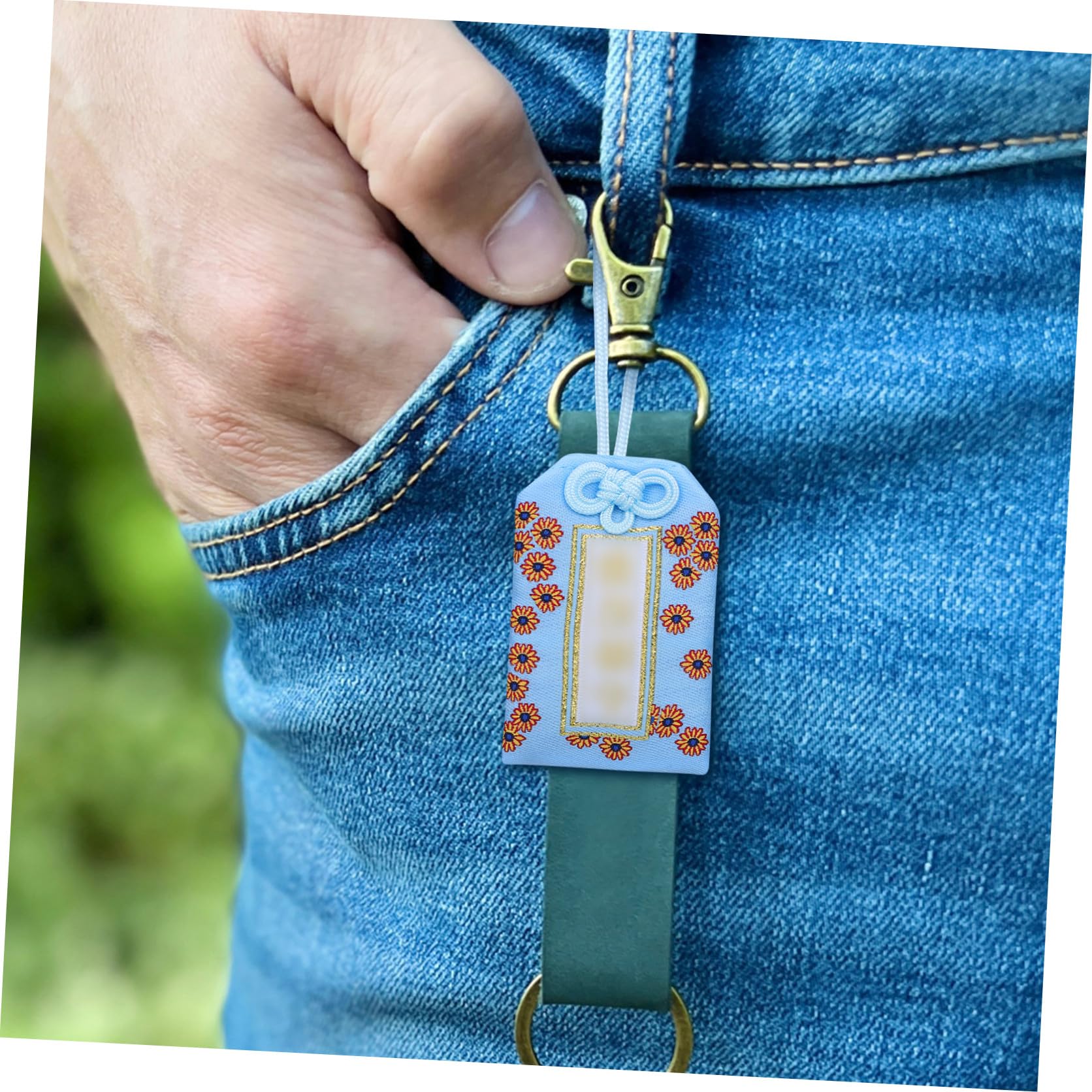 - 10 ciondoli per santuario Giapponese, omamori, per educazione Sanitaria, Successo, Sicurezza Stradale, buona Fortuna