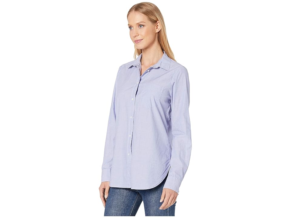 

J.Crew Boy Shirt Eoe (Peri) Women's Clothing, Blue