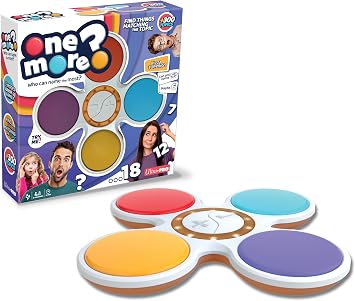 Ultra PRO One More? Bid, Name, Win! Bluffing & Bidding Challenge Game for Family, Kids & Adults, Outbid & Beat the Clock, Fast-Paced Party Game, 24 Players, 300+ Topics