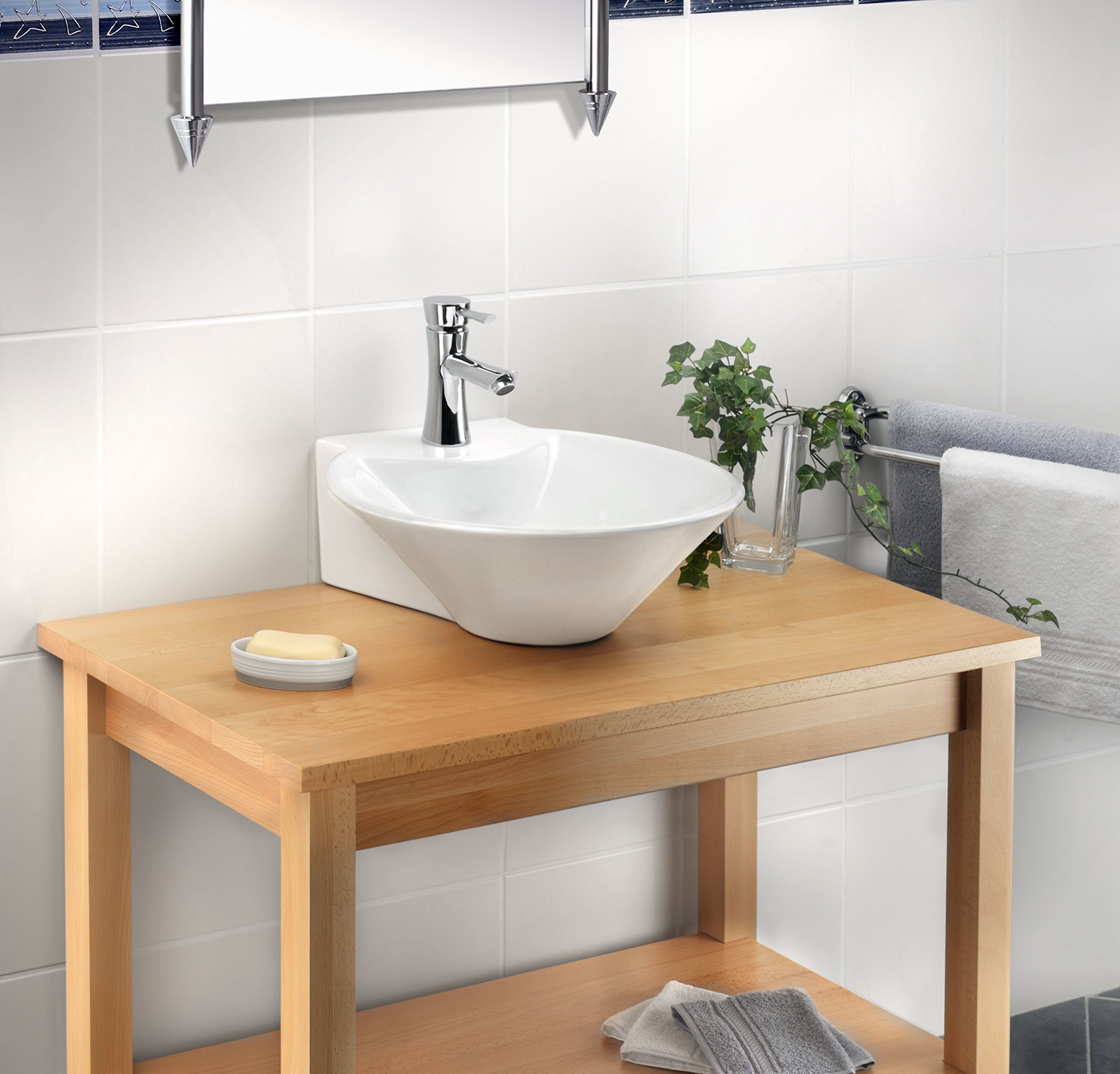Cornat T317402 Permanent-Ablauf 1 1/4 Zoll, chrom