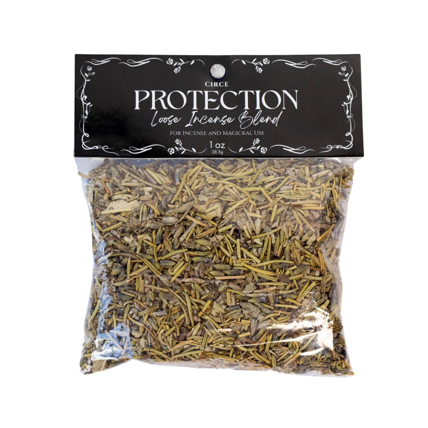 CIRCE Loose Herb Incense Protection Aromatic Blend - for Ritual Practices, Amulet Bags, Candle Magic or Loose Incense -Shield Negative Energies & Obstacles - Rosemary, White...