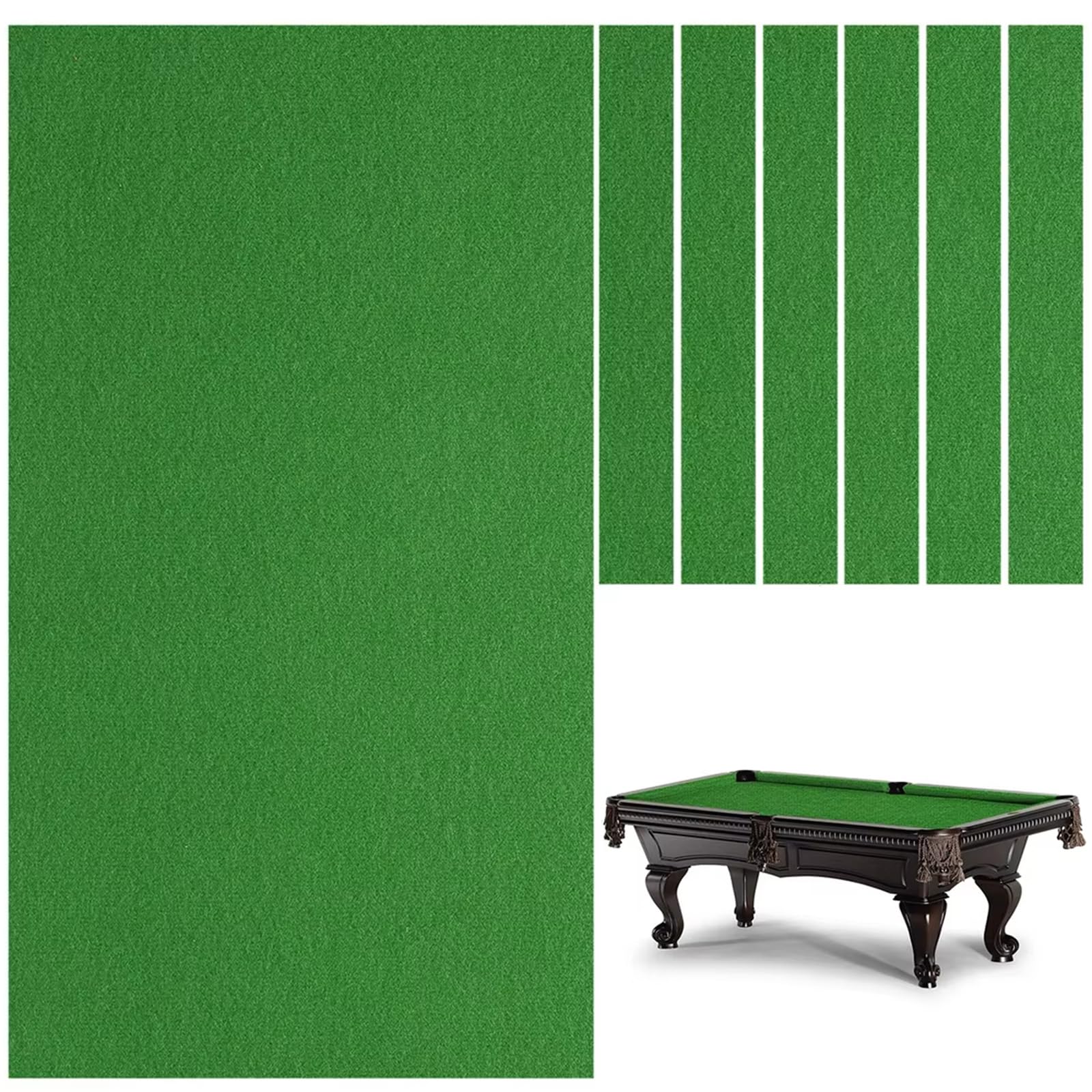 Tapis de billard en feutre haute densité pour tables de 7 à 9 pieds