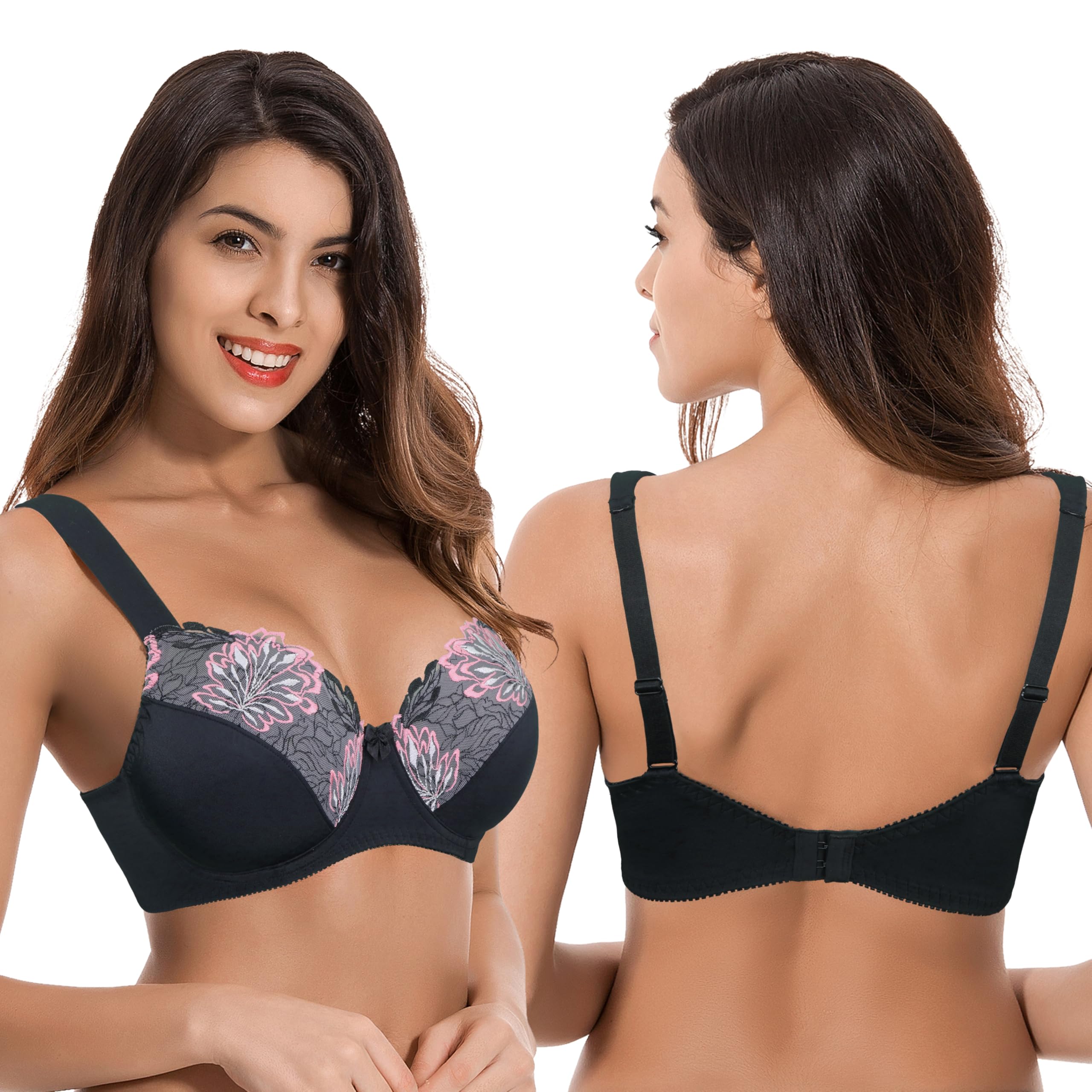 Curve Muse Sujetadores sin Forro con Aros y minimizador