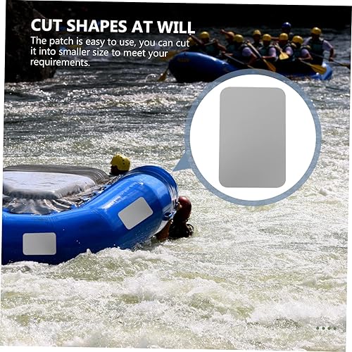 Miniatura 9 de Kisangel 6 unids kayak reparación subsidio inflable canoa kayaks inflables cinta adhesiva reparación canoa parche cinta de sangre