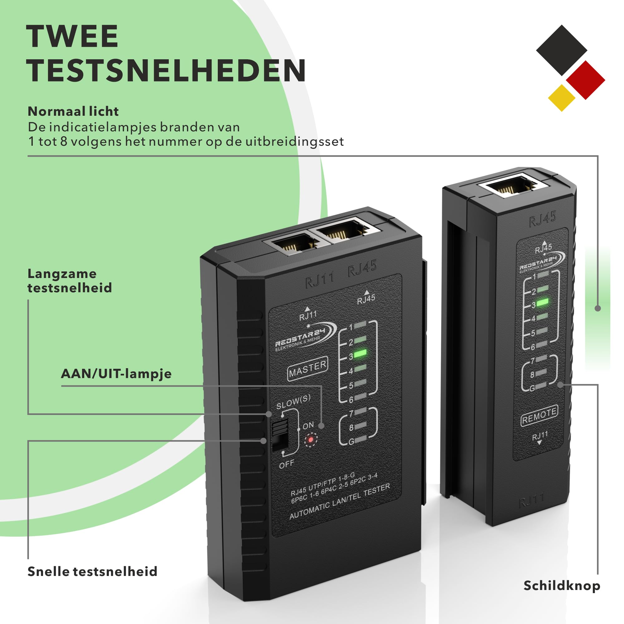 Netwerk kabel tester UTP, FTP, S/FTP en coaxiale netwerk kabels. kopen Netwerk kabel tester UTP, FTP, S/FTP en coaxiale netwerk kabels. kopen