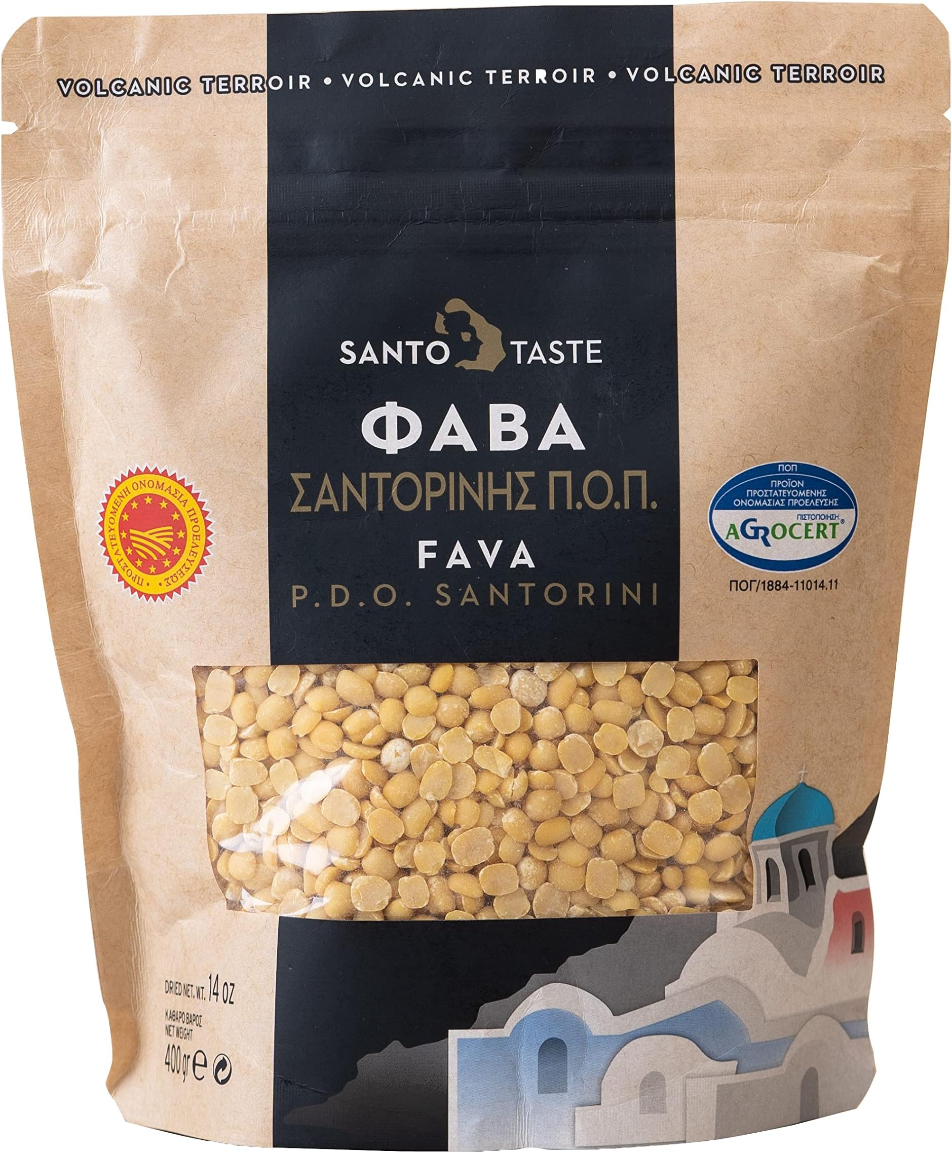 Santorini Fava Beans (PDO) Santo Split Peas 400g Dried