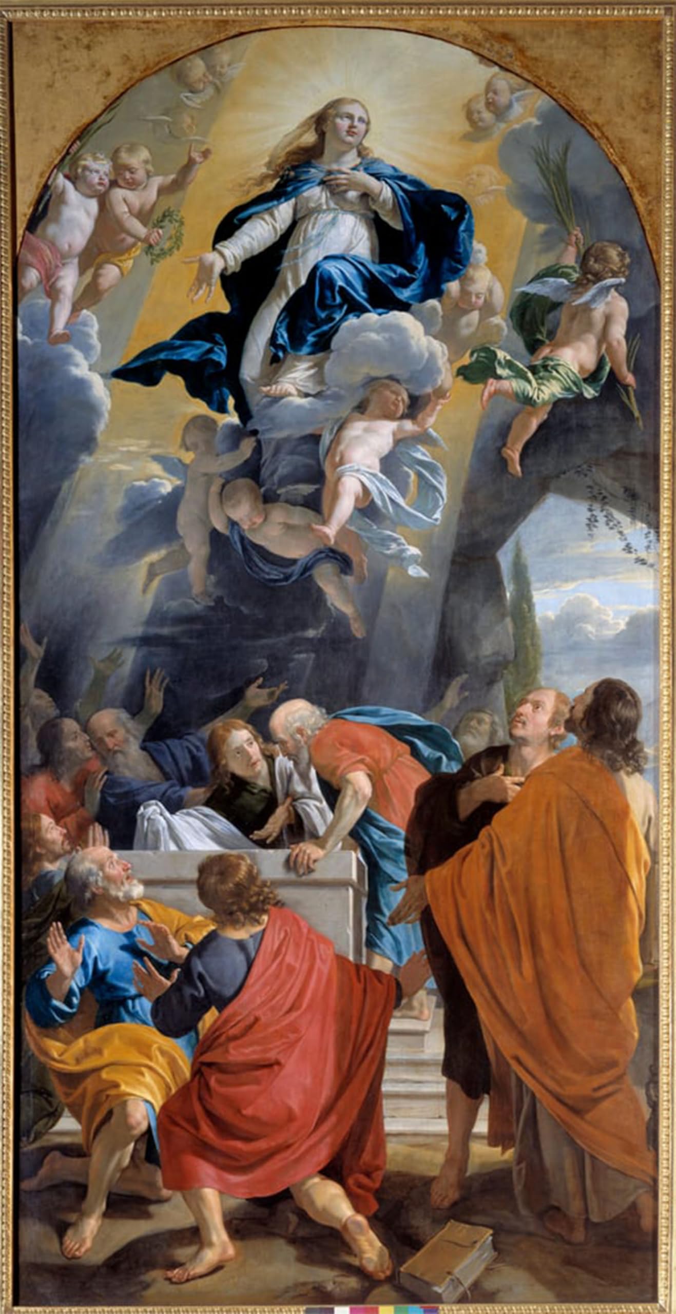 RZHRHJES Famous Painting Poster Art Canvas Print Retro Picture Assumption by Philippe De Champaigne Poster Wall Art for Home Decor 60x90cm