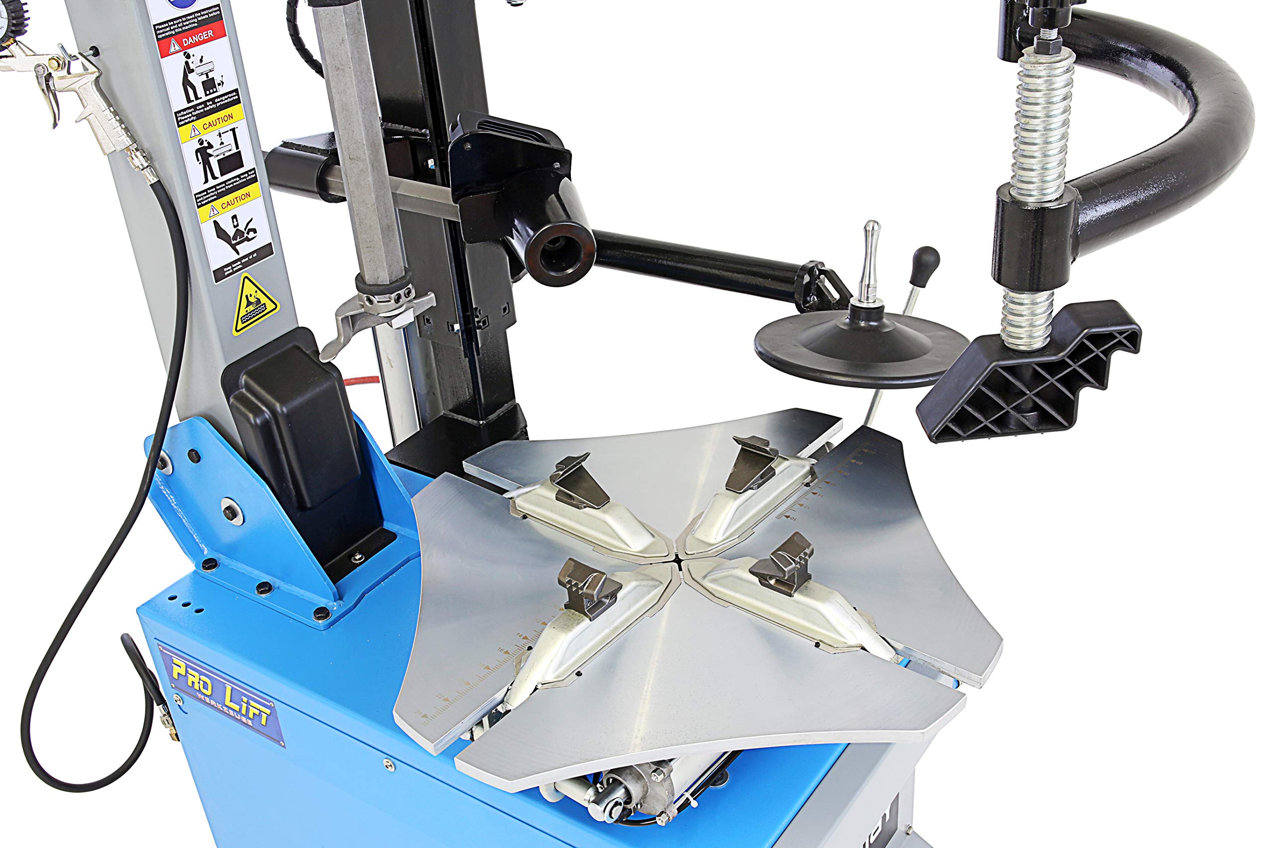 Démonte-pneu, machine de pneumatique 10" à 24", pour changement automatique de pneu, avec bras de montage auxiliaire