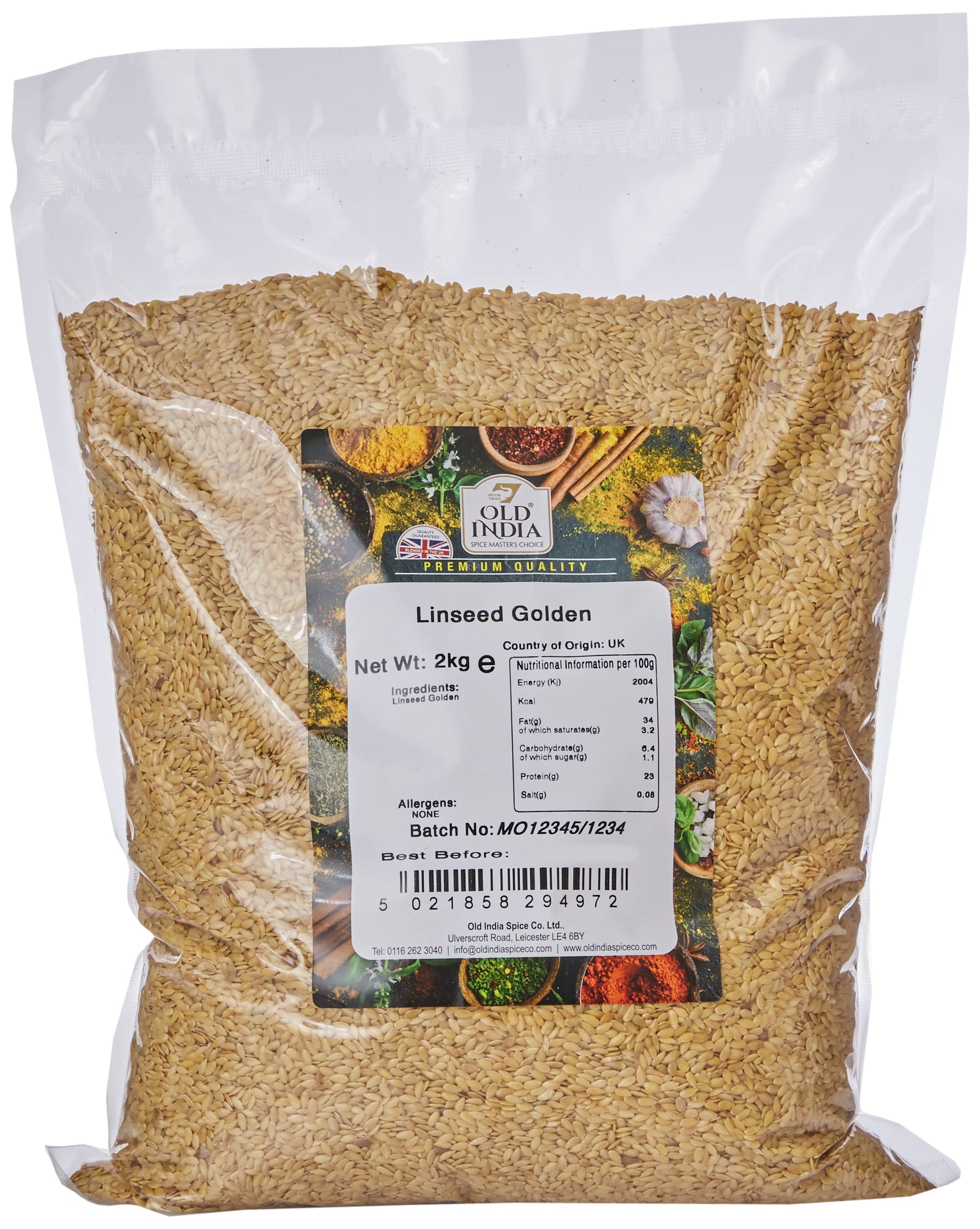 Old India Linseed Golden 2kg
