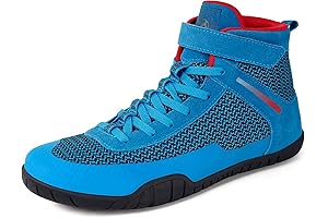 Karting Shoes: Men's Boxing Shoe Fitness Sneakers with Zero Drop Sole