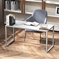 Vista 26 de SHW Mission - Escritorio para computadora de oficina en casa, de 32 pulgadas, nogal