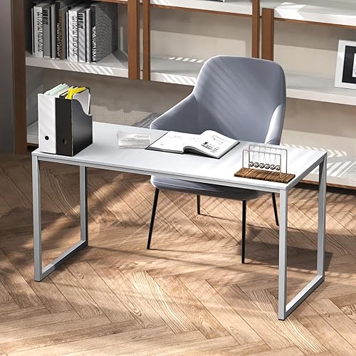 Miniatura 42 de SHW - Escritorio de 32 pulgadas para computador, oficina en casa, roble Roble,Negro,Espresso,Marrón