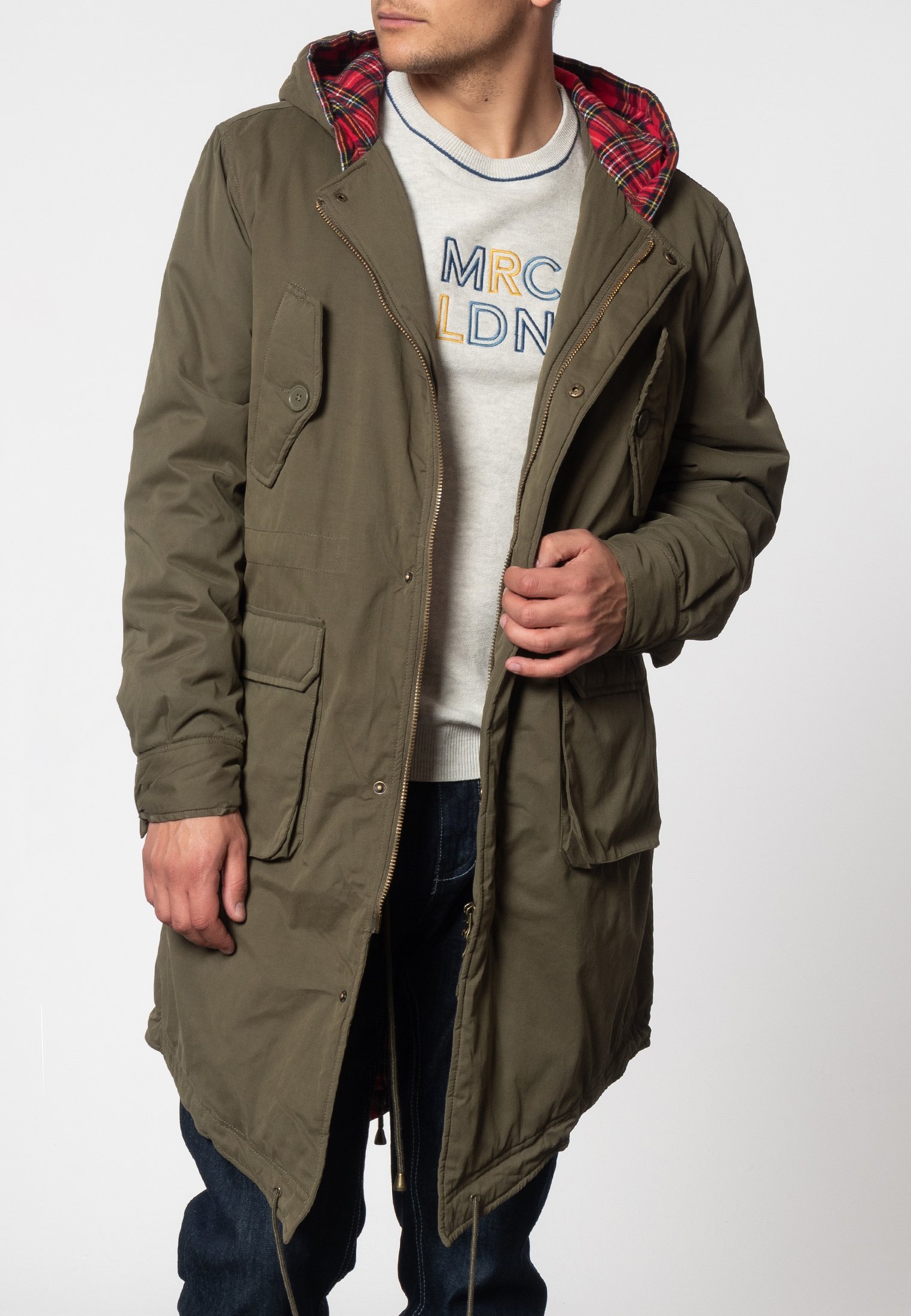 Merc of London Tobias Parka Abrigo Hombre