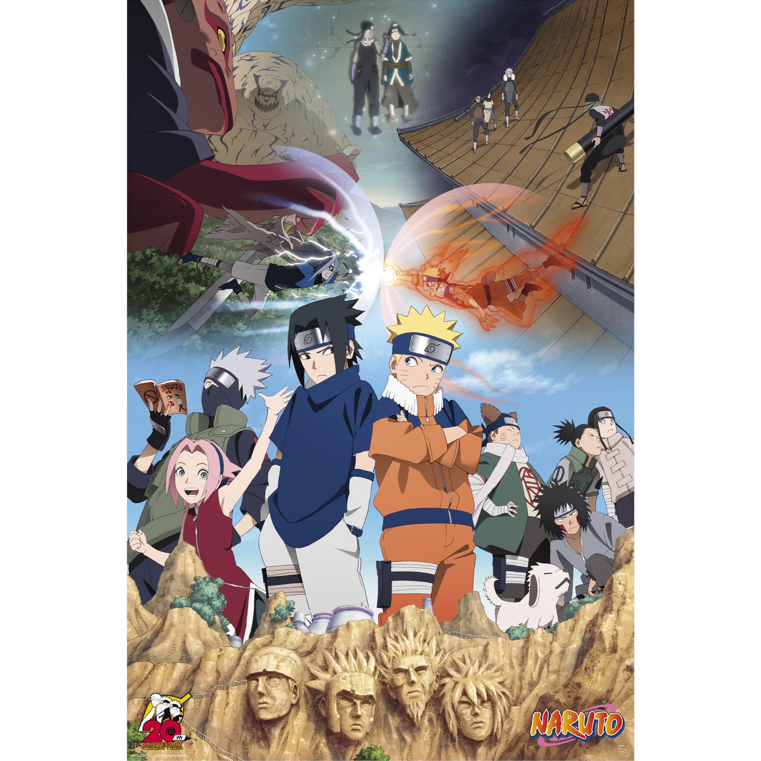 Gb Eye Multicolored - Naruto - Poster Maxi 91,5X61 - The Will Of Fire