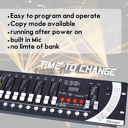 Miniatura 7 de El panel de pared de DMX y el tablero de 192 DMX para la iluminación arquitectónica del partido casero de la escuela de la iglesia