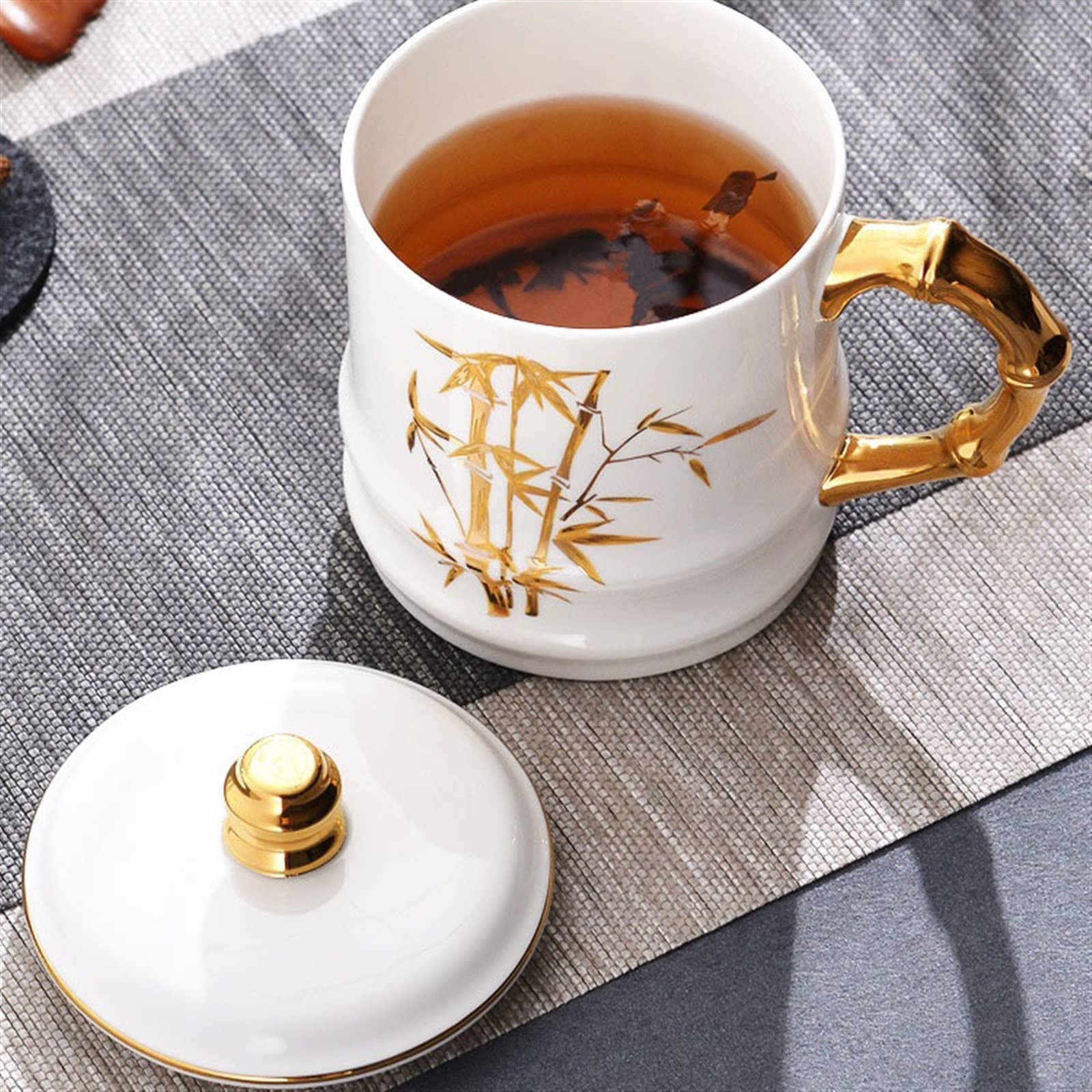 Kubki 650 ml filiżanka do herbaty z pokrywką duża pojemność porcelana kostna filiżanka do kawy śniadanie kubek na mleko prezent dla przyjaciół kubek do herbaty mlecznej