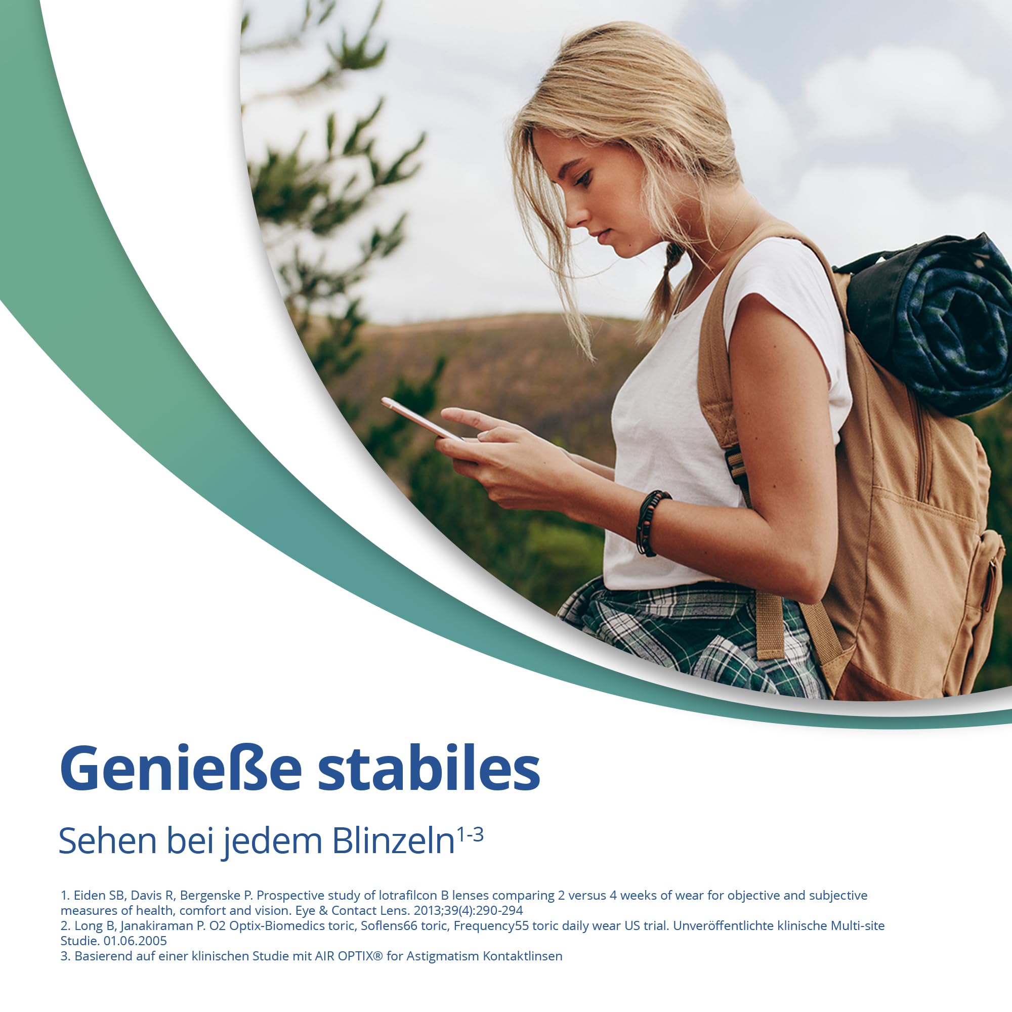 Air Optix plus HydraGlyde Toric | 6 Stk | CYL -1.25 | ACHSE 60 | -3.75 dpt | Weiche Monatslinsen für Astigmatismus für anhaltenden Komfort von Tag 1 bis Tag 30. Mit BC 8.7 mm und DIA 14.5 mm