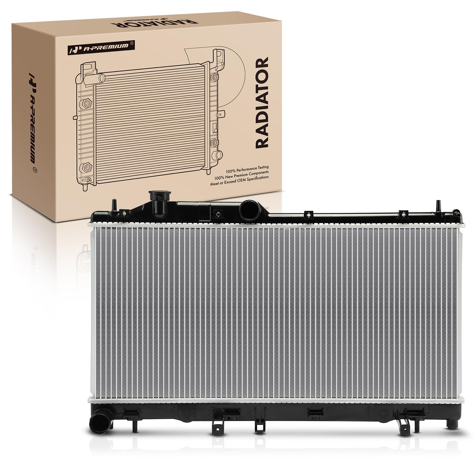 Photo 1 of A-Premium Engine Coolant Radiator Assembly Compatible with Subaru WRX 2015, WRX STI 2017-2021, 2.5L