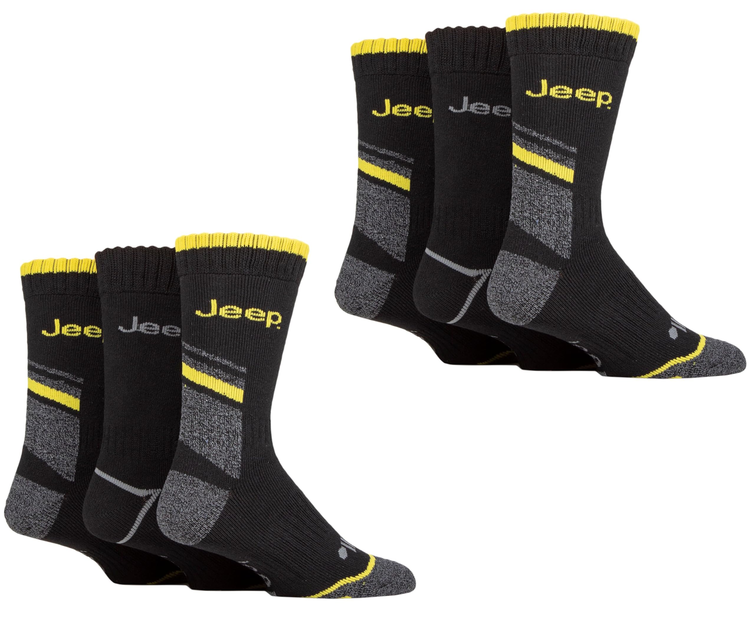 Mens Workwear Boot Socks 6 Pair Multipack