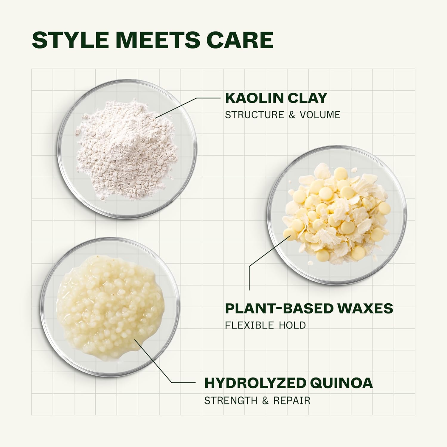 Scandinavian Biolabs Flexible Hybrid Clay | Medium Hold, Natural Finish, Adds Texture & Volume, Water-Soluble, Plant-Based Formula, 90 mL/ 3 Oz - Image 3