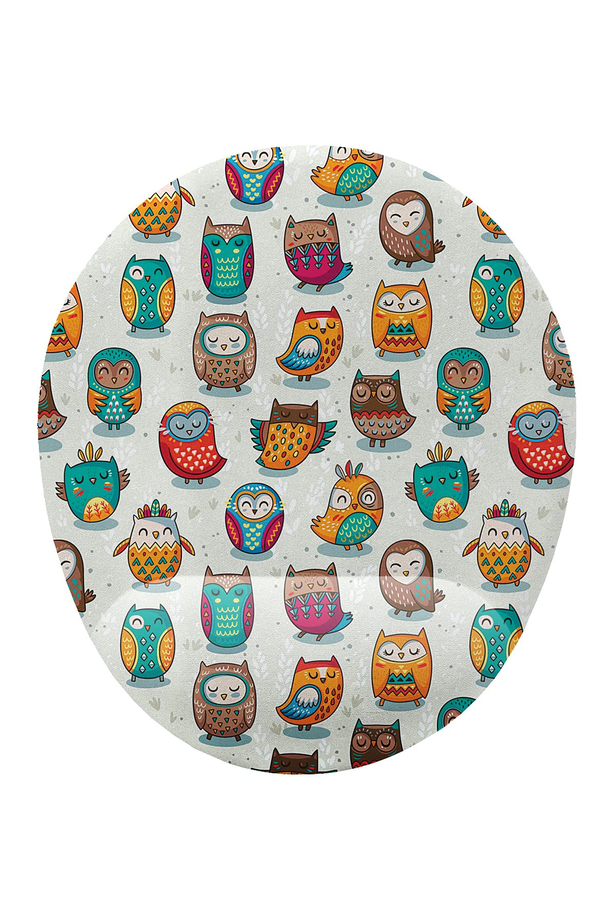 Sevimli Baykuşlar Bilek Destekli Mouse Pad