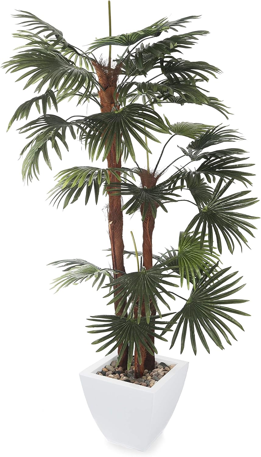Closer2Nature Artificial 6ft Finger Palm Tree, Faux Tropical Decoration