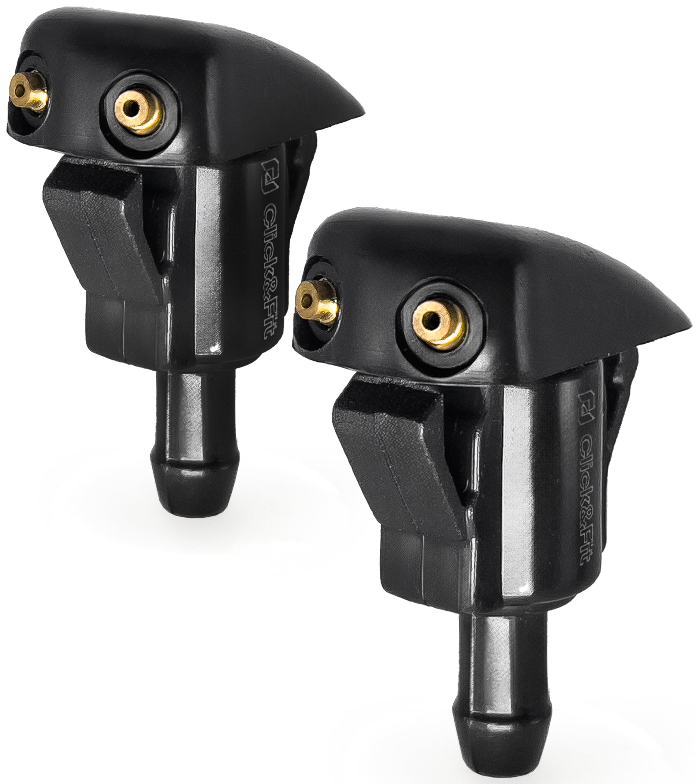 Click&Fit 2 Pcs Front Windscreen Washer Nozzles Compatible with