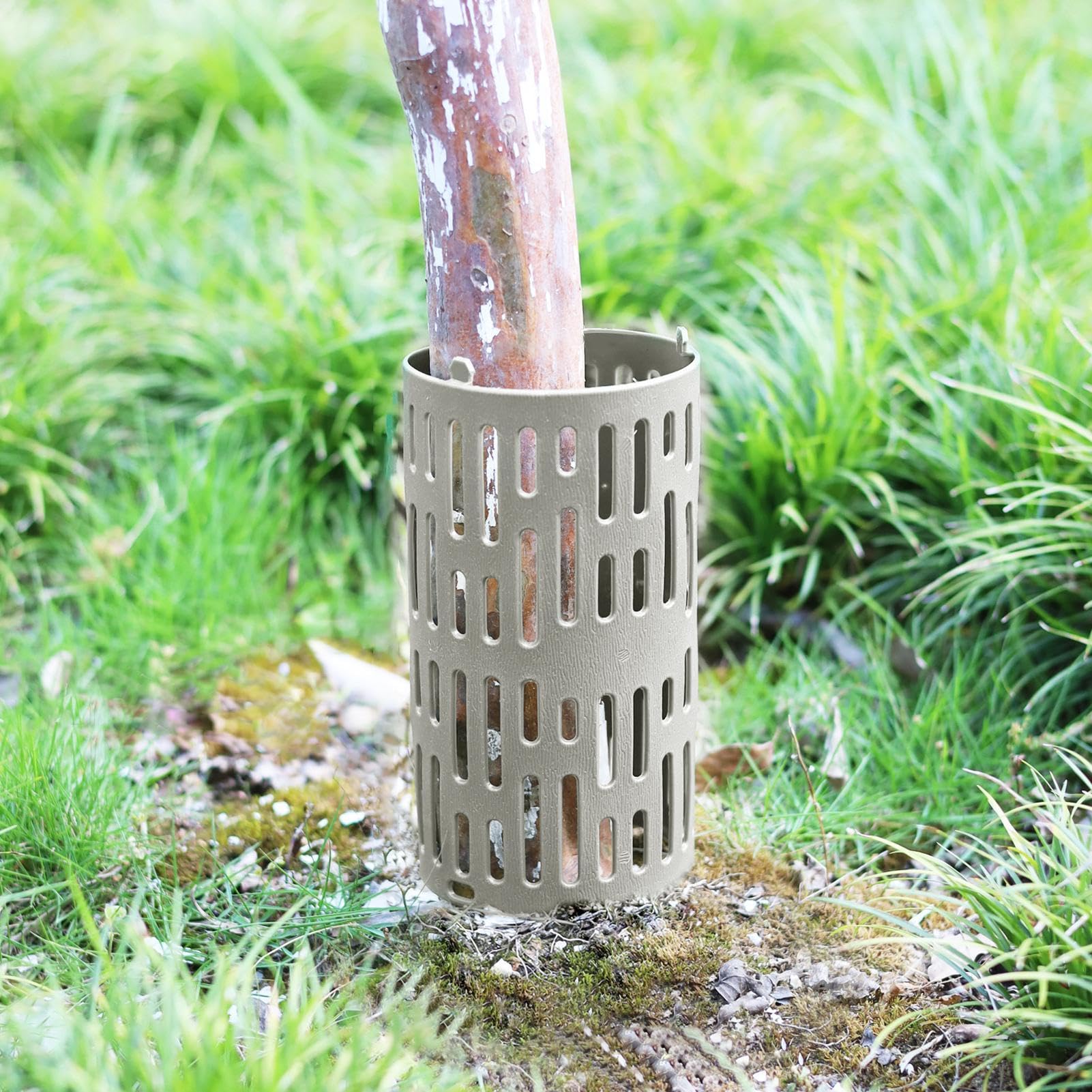 Protector de Tronco de árbol, Protector de árbol Joven, Protector de Corteza de árbol expandible, con 50 Bridas de Cremallera para árboles jóvenes