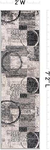 Miniatura 10 de Alfombra de interior suave con diseño abstracto contemporáneo