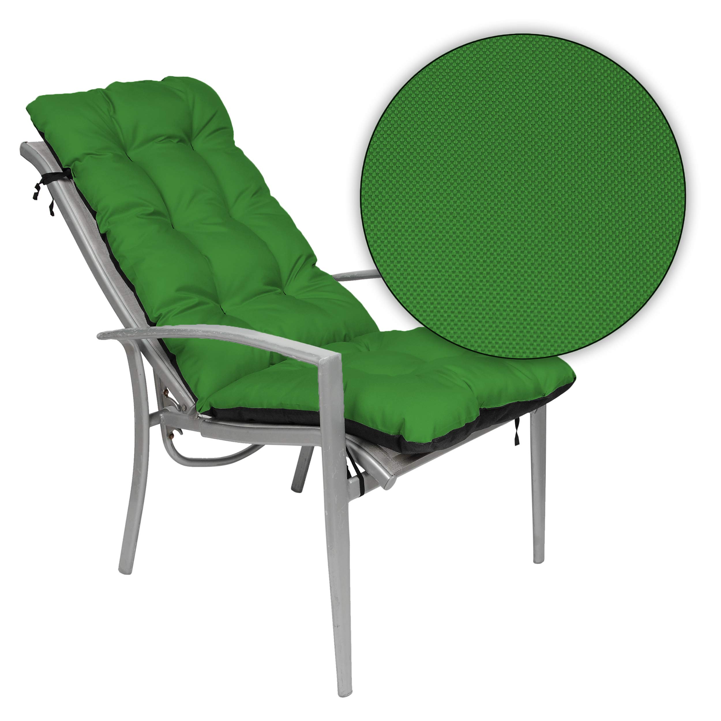 SuperKissen24 Exotic Lot De 2 Coussins Chaise & Dossier 48x123 Cm - Intérieur Extérieur