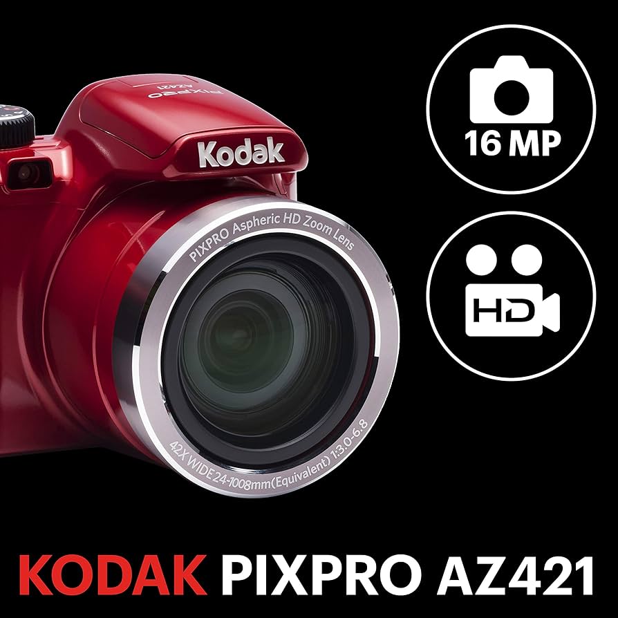 【新品】KODAK コダック デジカメ PIXPRO AZ425 レッド Amazon.com : Kodak PIXPRO Astro Zoom AZ425 20MP Digital