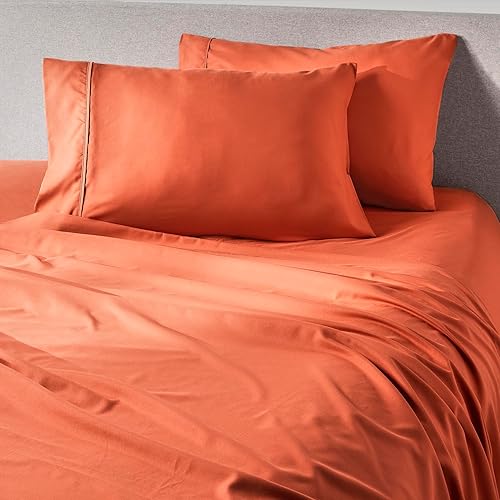 PeachSkinSheets - Juego de sábanas para los sudores nocturnos Auténtico juego de sábanas suaves que absorben la humedad, 1500 hilos.