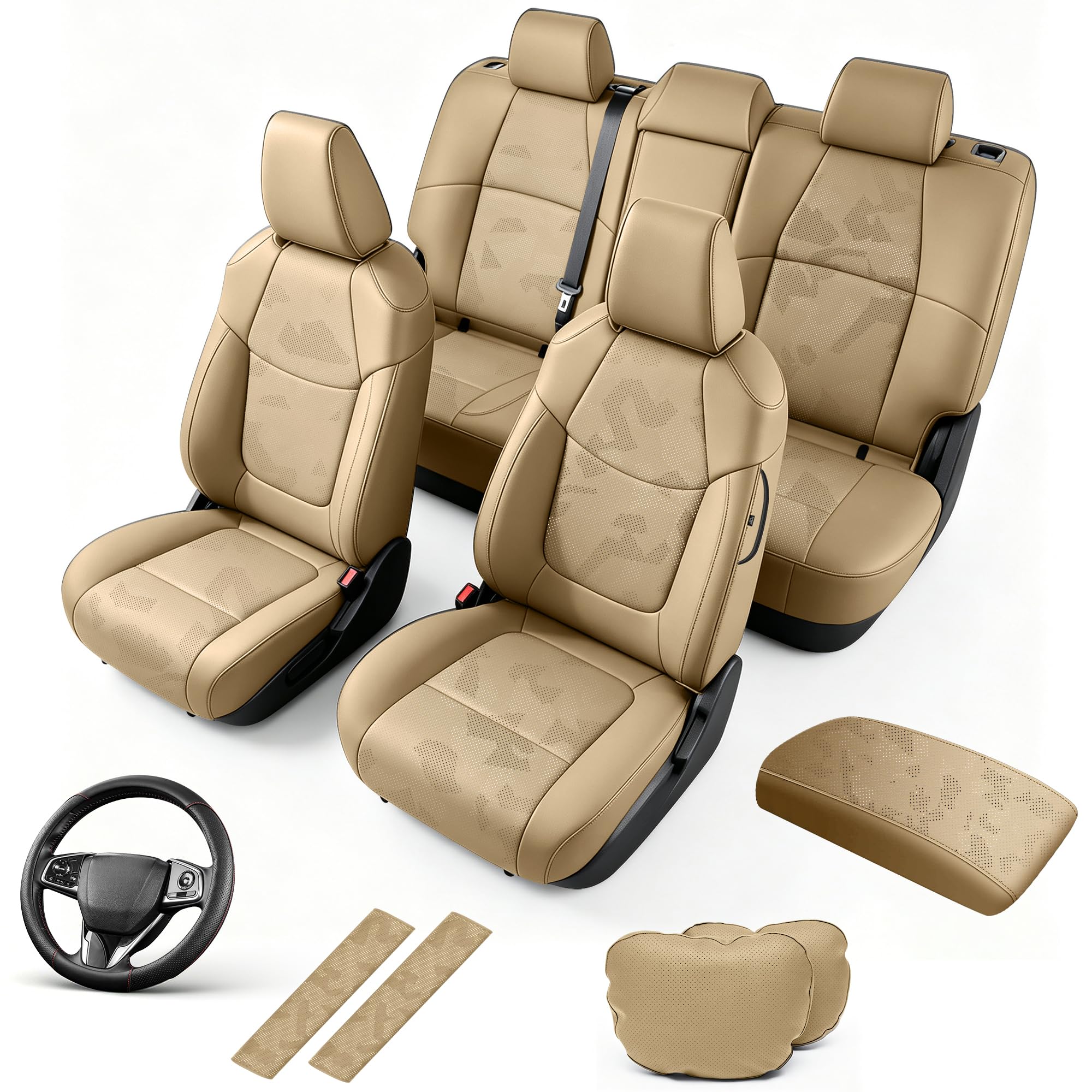 AOMSAZTO Camo Seat Covers for Toyota Corolla Cross 2022-2026 Full Set